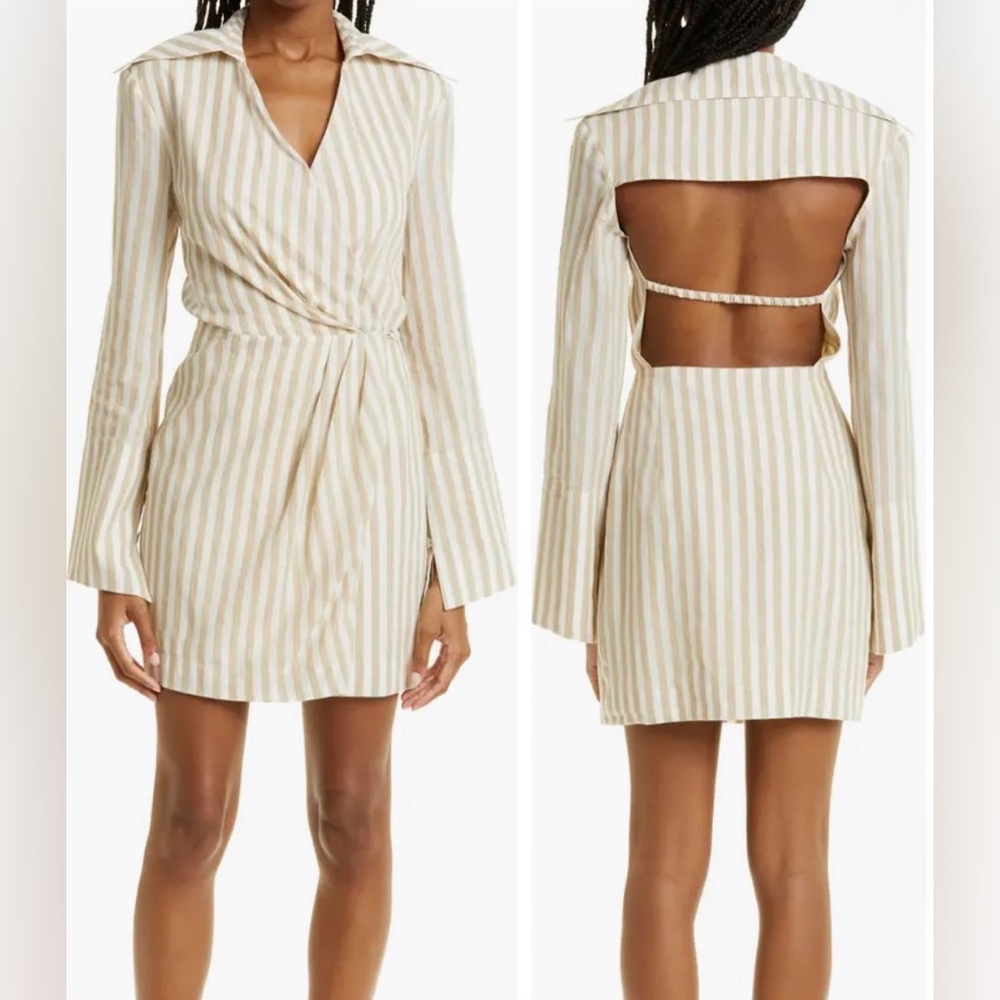 NANUSHKA Linen Blend Shirtdress NWT
